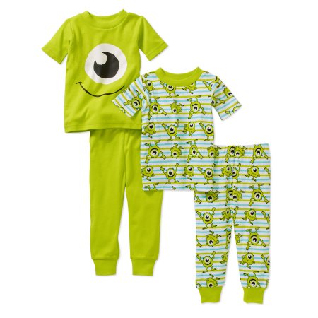 Walmart 4 Piece 100 Cotton Licensed Pajama Sets Clearance Baby