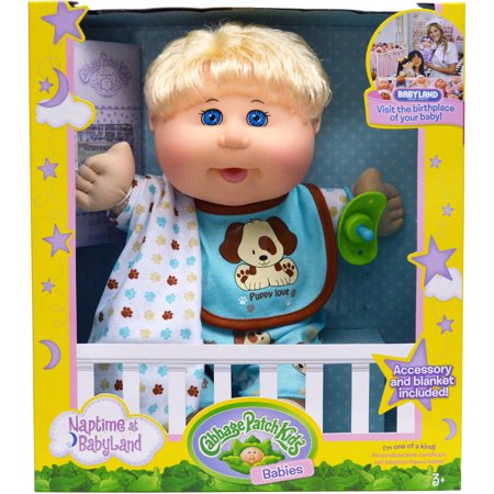 Walmart Cabbage Patch Kids 12 5 Naptime Babies Doll Blonde Hair