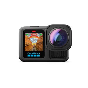 GoPro HERO13 Black Ultra Wide Edition - Waterproof Action Camera with 5.3K60 Video, 27MP Photo, Boosted 177-degree FOV + Compatability with HB-Series Lenses $329.99