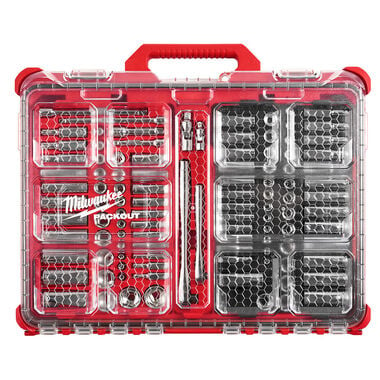 Milwaukee 1/4in & 3/8 106pc Ratchet and Socket Set in PACKOUT - SAE & Metric $249 and free shipping