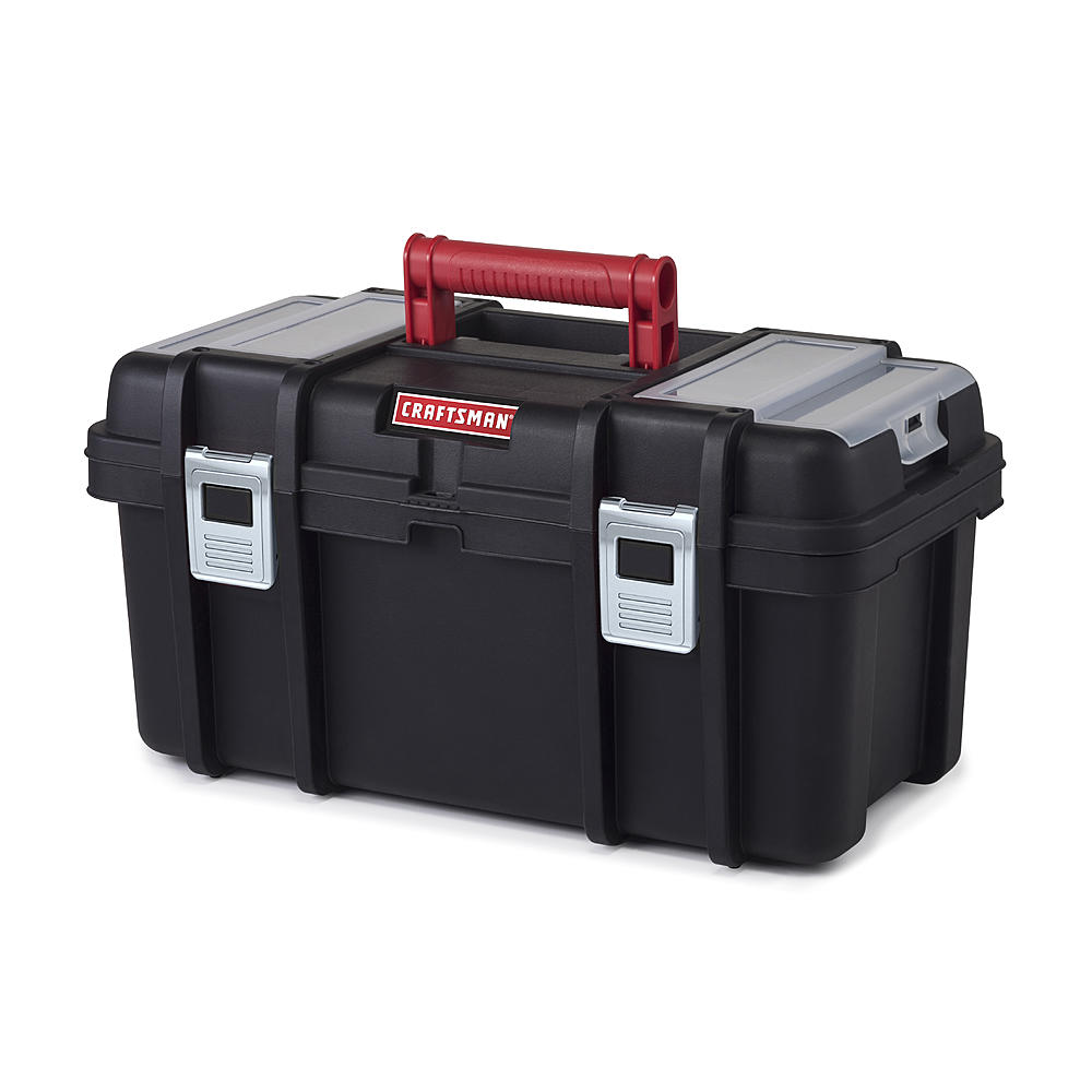 Craftsman 19 Inch Tool Box with Tray - Black/Red $9.99 (Store Pick-up)