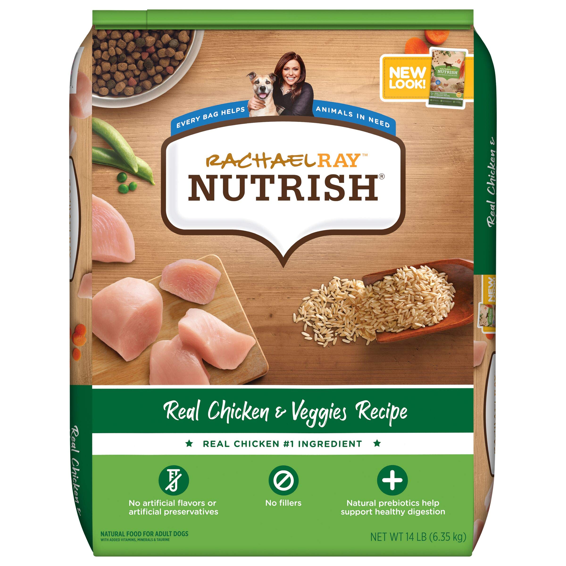 Rachel Ray Nutrish Dog Food 14 lbs for $8.59 (less sub + save) .63 < a pound $8.58