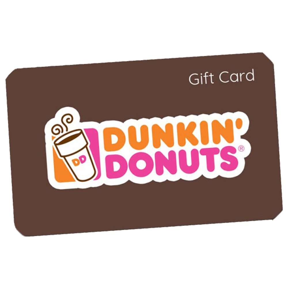 Dunkin Donuts $10 gift card for 6 Large Hot Coffees/Teas ...