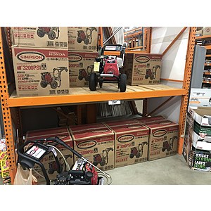 Simpson Megashot MS61101 3200 PSI 2.5 GPM HONDA GC190 Cold Water