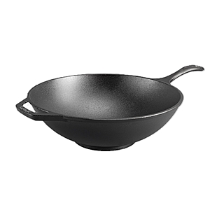 Lodge Chef Collection 12.5 Inch Cast Iron Wok (ymmv, 40% coupon needed) - $48 at Kohl's