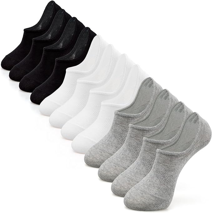 IDEGG No Show Socks Unisex Various Colors - 6 Pairs Starting at $11.99 + FS with Prime or $35+