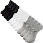 IDEGG No Show Socks Unisex Various Colors - 6 Pairs Starting at $11.99 + FS with Prime or $35+