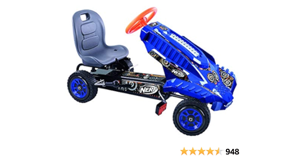Prime members: Hauck Nerf Striker Go Kart Ride On, Blue and Orange, 4 months to 96 months - $84.99