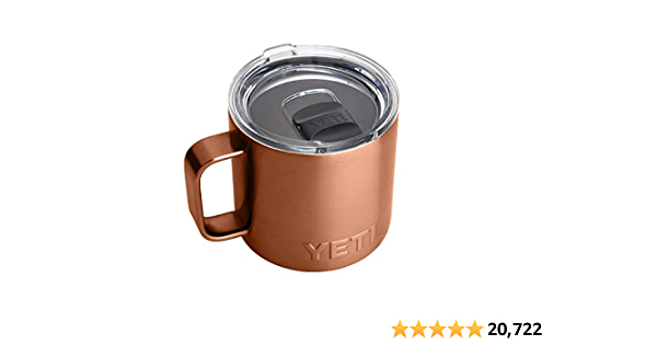 YETI Rambler 14 oz Mug, Vacuum Insulated, Stainless Steel with MagSlider Lid, Stainless - $21
