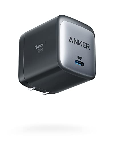 Anker USB C 715 (Nano II 65W), GaN II PPS Fast Compact Foldable Charger - $35 $34.99