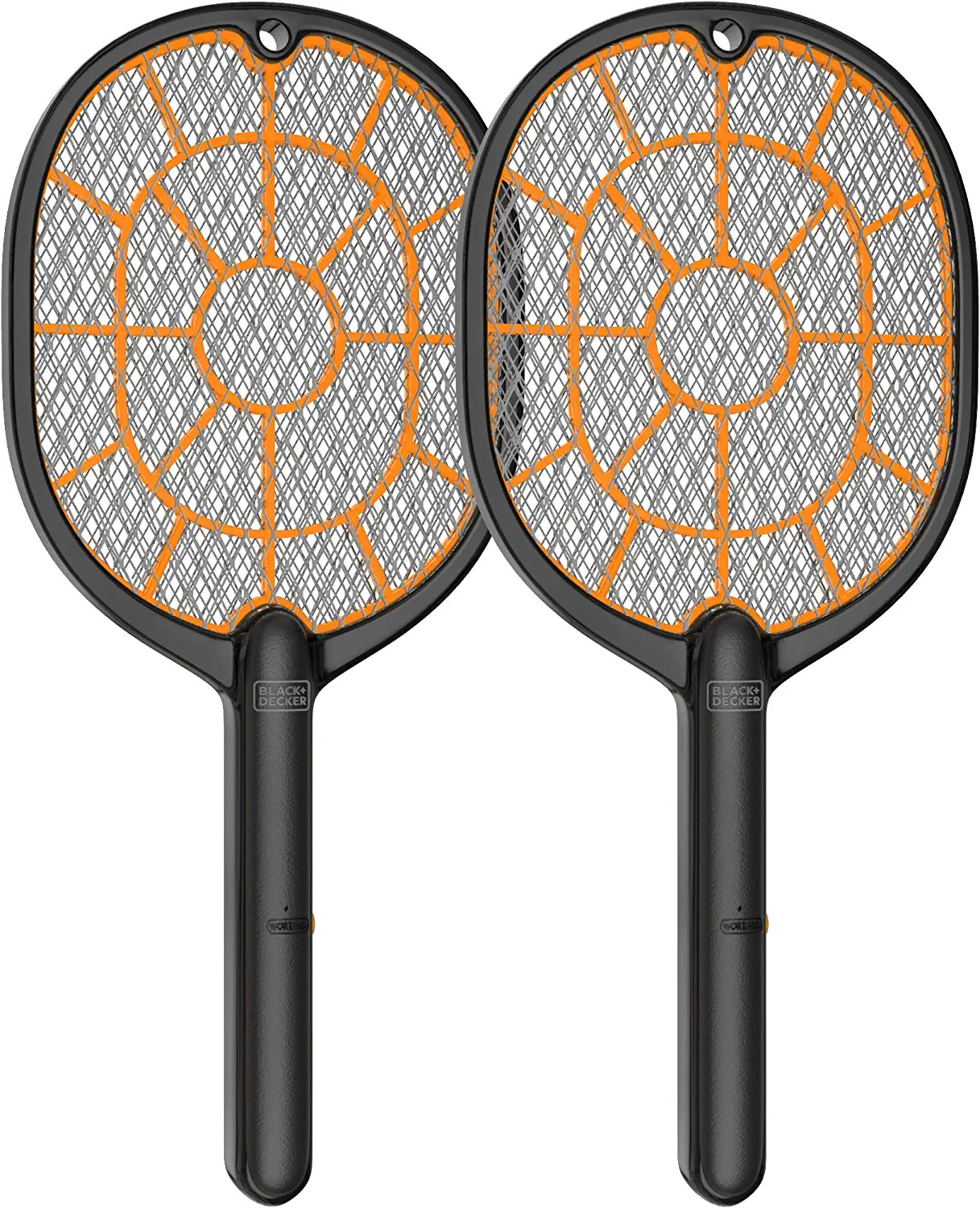BLACK+DECKER Bug Zapper Racket Electric Fly Swatter for Gnats