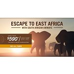Airfare Sale to East Africa flying SA Airways