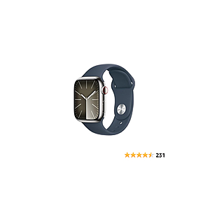 Apple Watch Series 9 Smartwatch with Silver Stainless Steel Case