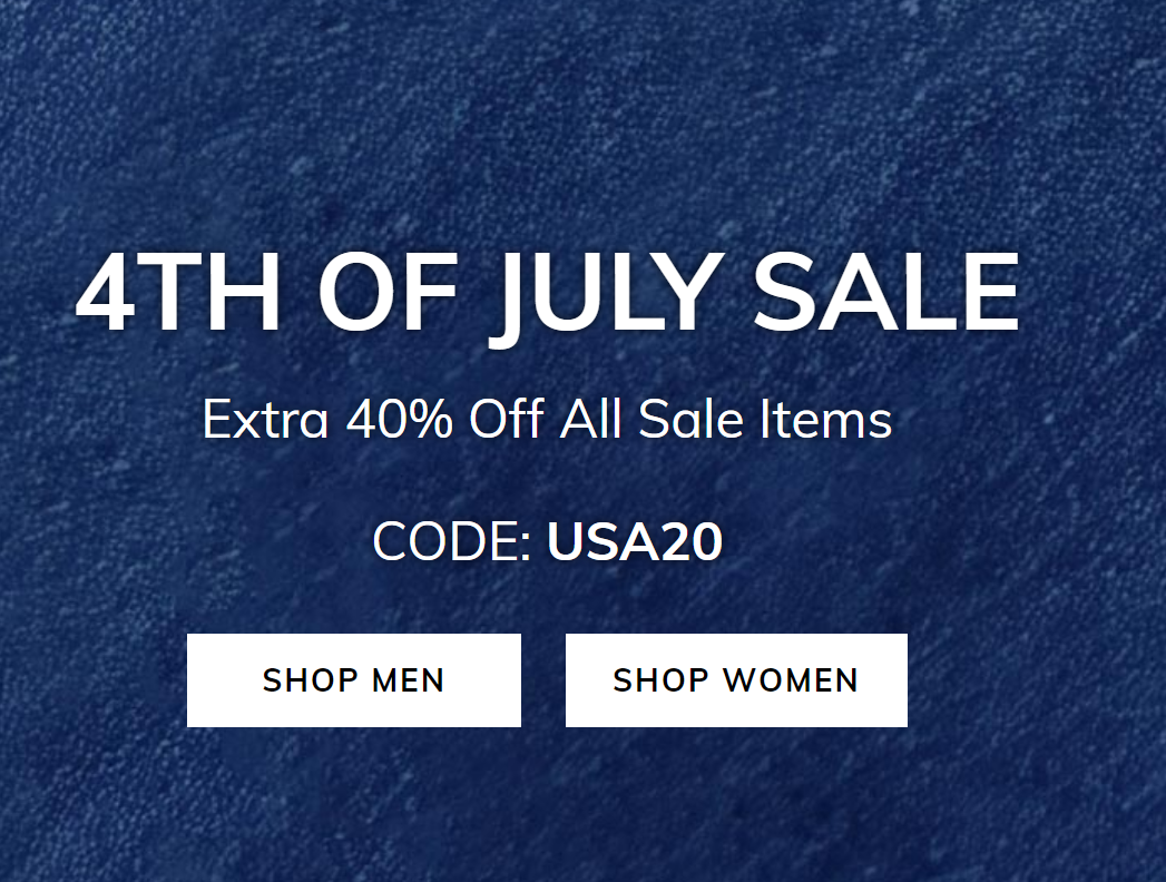 Ecco 4TH OF JULY SALE Extra 40% Off All 