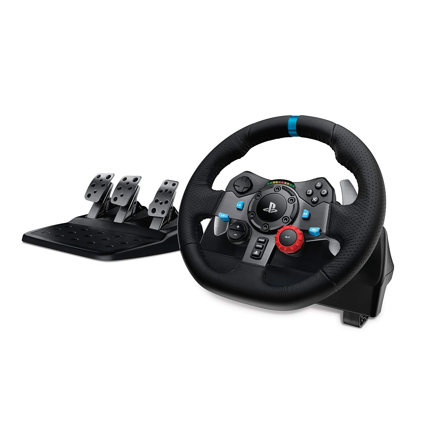 Logitech G Dual-Motor Feedback Driving Force G29 Gaming Racing Wheel with Responsive Pedals for PlayStation 5, PlayStation 4 and PlayStation 3 - Black $226.47 at Amazon