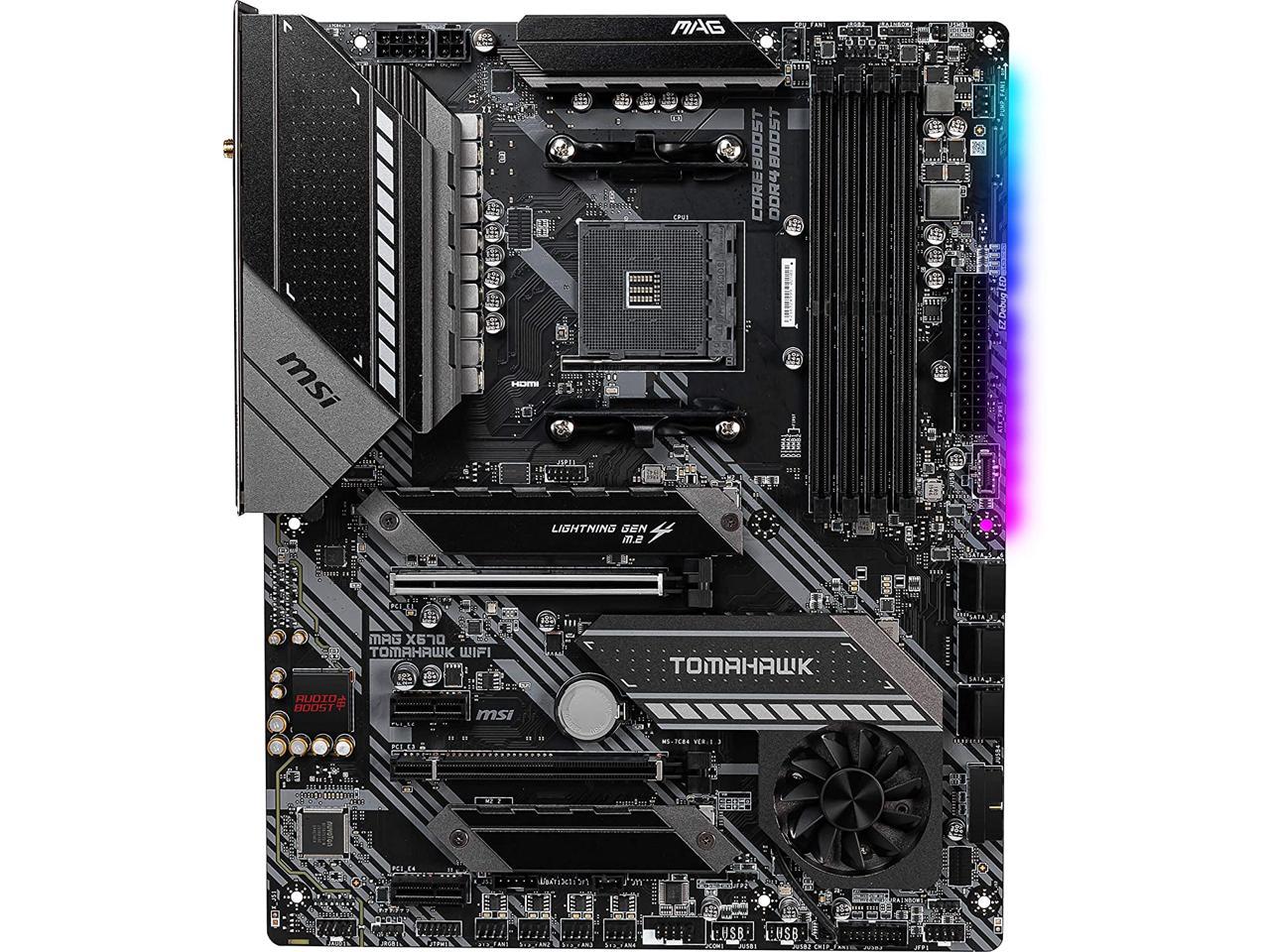 Msi mag x570 tomahawk wifi am4 amd x570 $219.99