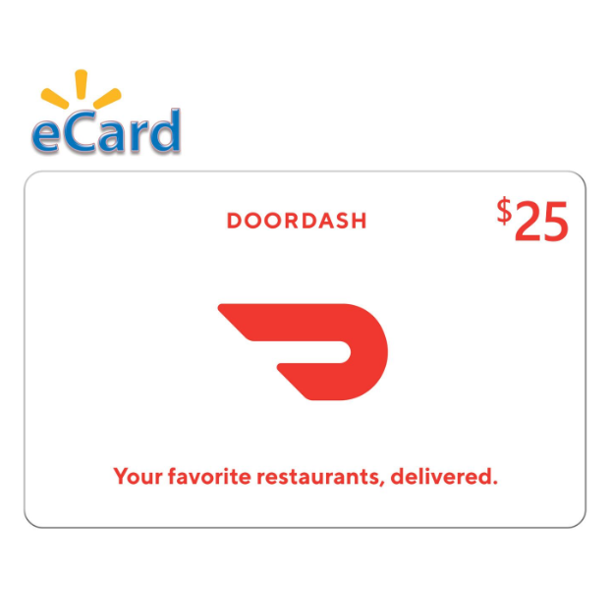 Doordash Egift Cards 100 For 85 50 For 42 50 25 For