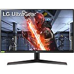 LG - 27” UltraGear QHD IPS Gaming Monitor w/ G-SYNC &amp; FreeSync $199.99