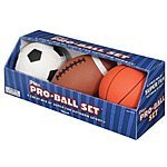Basketball, Soccer Ball And Football Set Only $11.49!