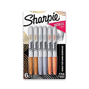 SHARPIE Permanent Markers, Fine Tip Marker Set, Stocking Stuffer, Teacher  Gifts, Art Supplies, Holiday Gifts for