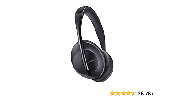 Bose Noise Cancelling Headphones 700, Bluetooth, Over-Ear Wireless Headphones with Built-In Microphone for Clear Calls & Alexa Voice Control, Black - $299