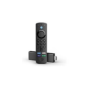 Amazon Fire TV Stick 4K, brilliant 4K streaming quality, TV and smart home controls $  22.99