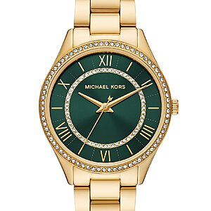 Michael Kors Women's Watch, Lauryn Three-Hand Gold-Tone Stainless Steel Watch for Women $137.5