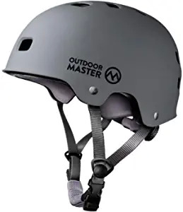 OutdoorMaster Skateboard Cycling Helmet (Grey) $21.66