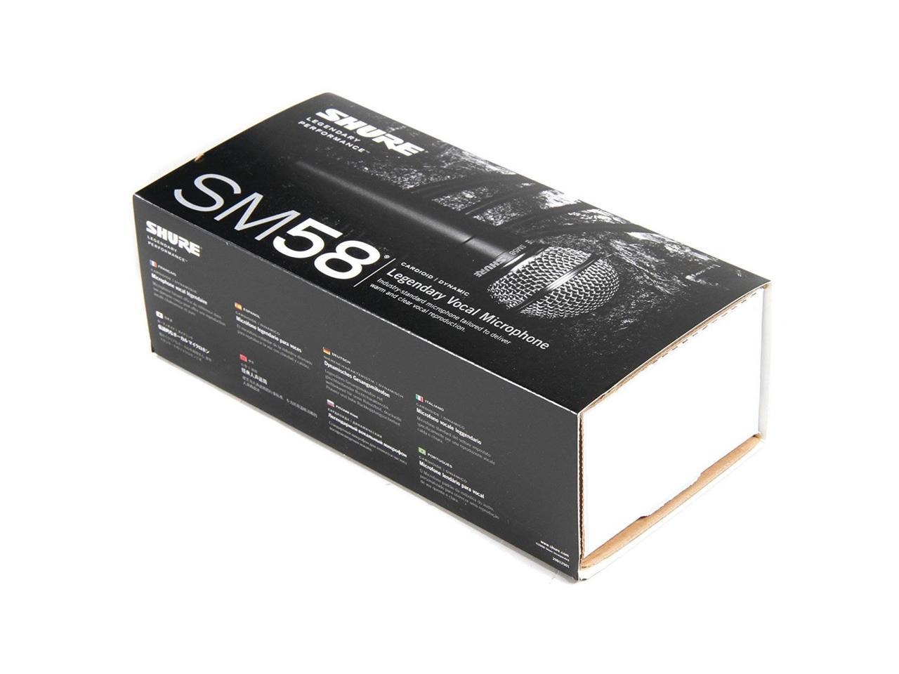 Shure SM58-LC MICROPHONE / MIC no xlr cable included audio interface/XLR to usb needed for connecting to PC - 62$ $62