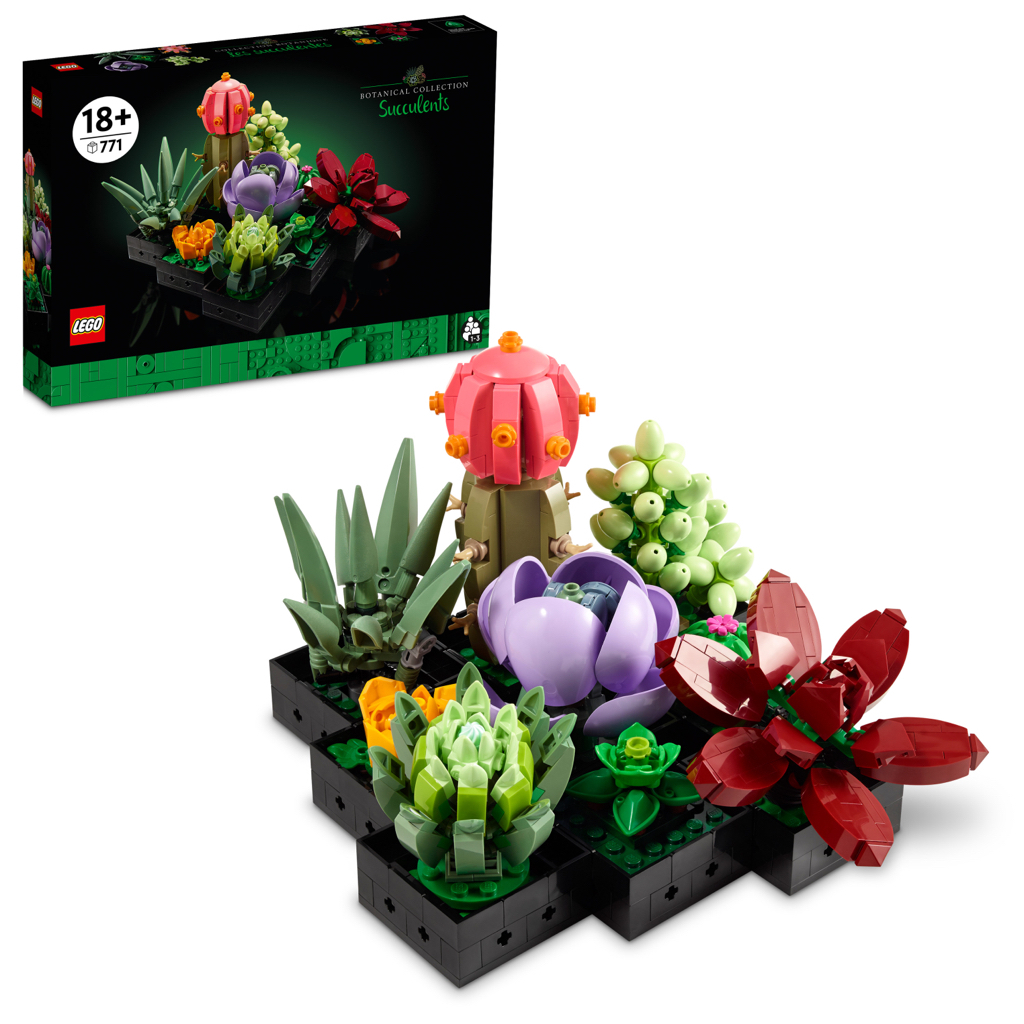 LEGO Succulents - Icon Botanical Collection Plant Decor Building Kit for Adults 10309: In Stock Walmart Free Shipping - $49.99