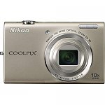Nikon Coolpix S6200 16.0-Megapixel Digital Camera - Silver @ Best Buy - $99.99 FS or in-store pickup