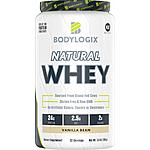 Bodylogix Natural Grass-Fed Whey Protein Powder, NSF Certified, Vanilla Bean, 1.6 Pound [Vanilla Bean] $12.99