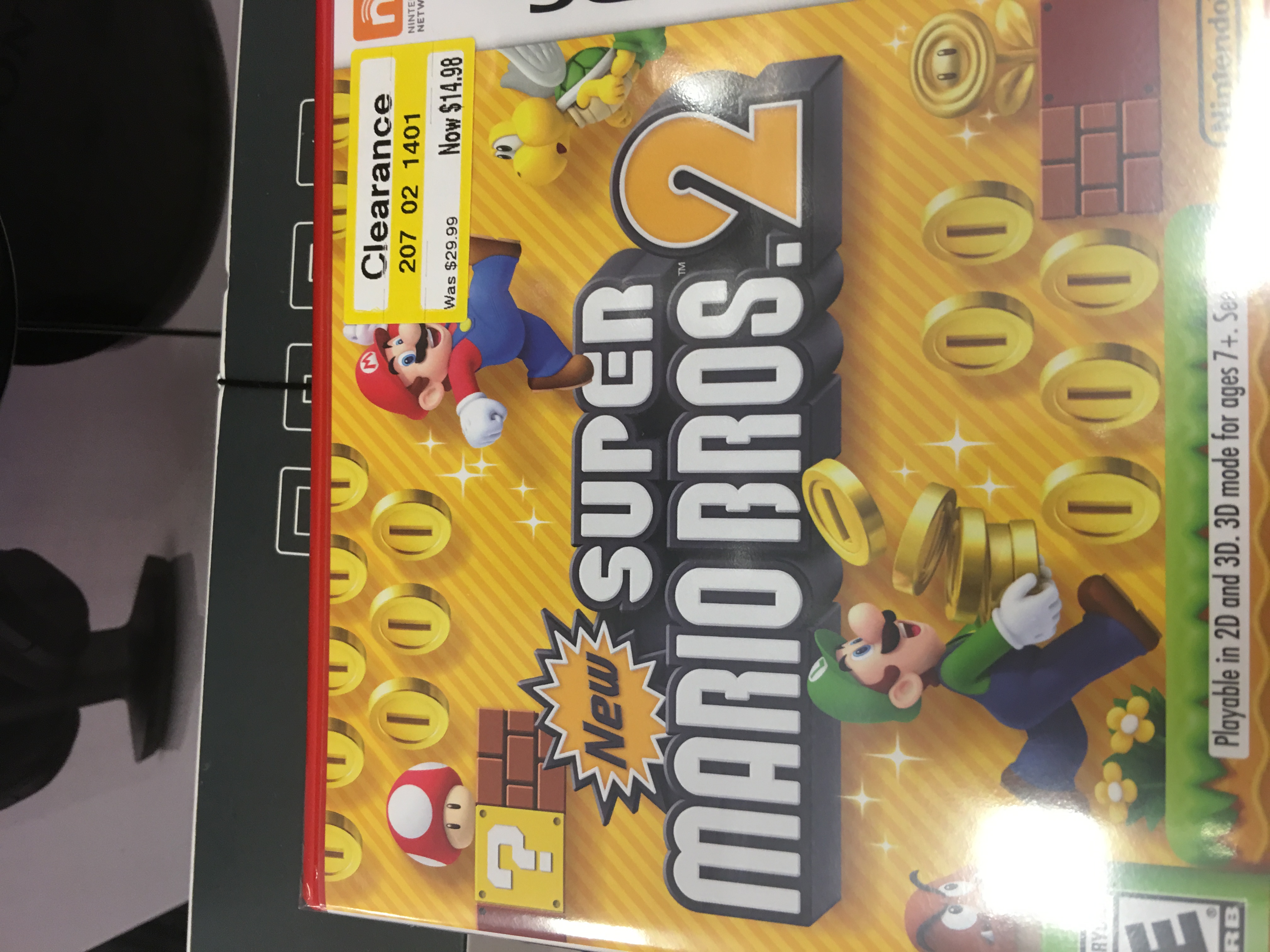 New Super Mario Bros 2 3DS $14.98 Target B&M YMMV