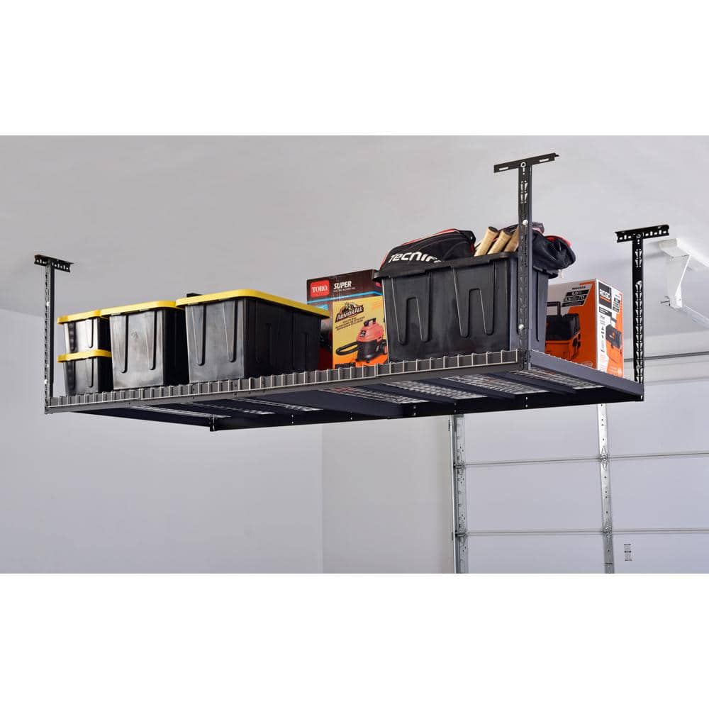 Husky Adjustable Height Overhead Ceiling Mount Garage Rack (96" x 32") $175