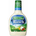 Hidden Valley Original Ranch Salad Dressing &amp; Topping, Gluten Free - 24 Ounce Bottle $3.88+FS