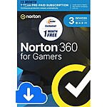 Norton 360 for Gamers for up to 3 Devices  13 Month $9.99