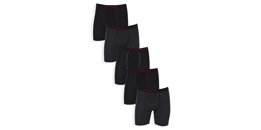 Hanes Sport Men's Boxer Briefs 5-Pack - $15.99 - Free shipping for Prime members - $15.99