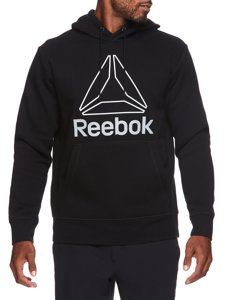 Reebok Mens and Big Mens Active Pullover Delta Fleece Hoodie, Up to 3XL - $15.50