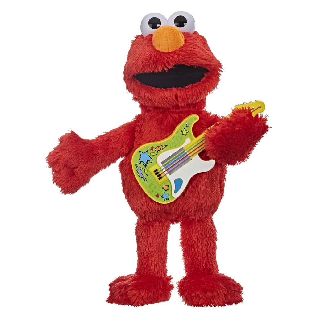 Sesame Street Rock and Rhyme Elmo Talking, Singing 14-Inch Plush Figure Toy - $17.20