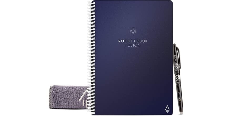 Rocketbook Fusion Smart Reusable Notebook - Executive Size (6" x 8.9") - $16.99 - Free shipping for Prime members - $16.99