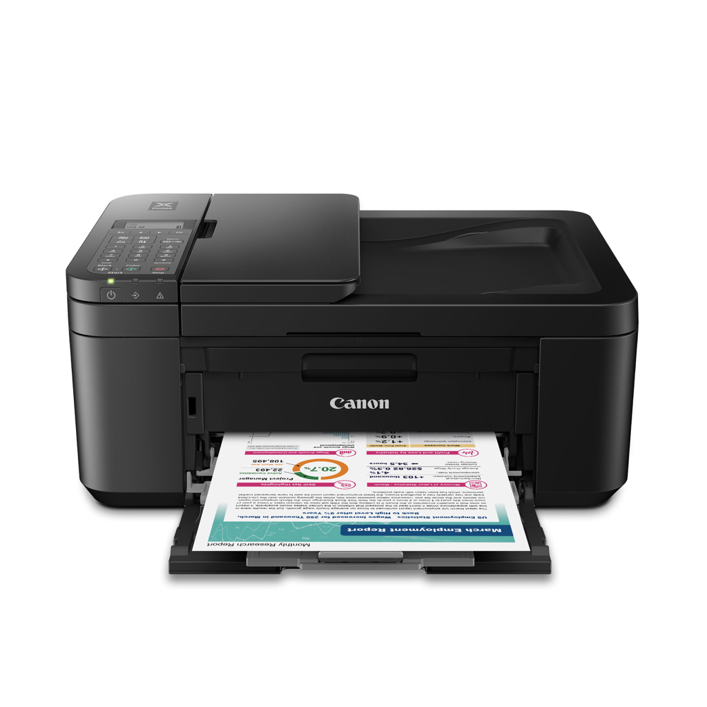 Canon PIXMA TR4722 All-in-One Wireless InkJet Printer with ADF, Mobile Print and Fax - $59