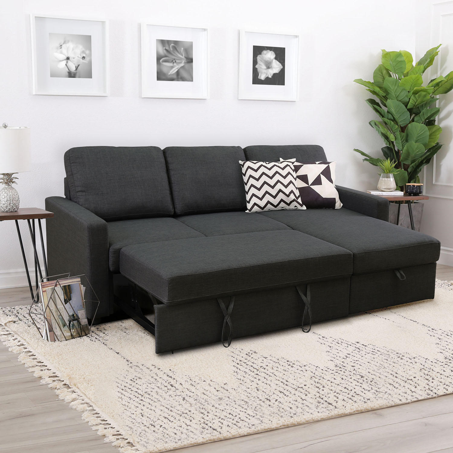 Sam s Club Members Abbyson Living Lincoln Fabric Reversible