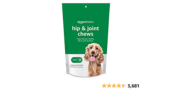 YMMV: Amazon Basics Dog Hip & Joint Supplement Chews (Previously Solimo) - $6.94