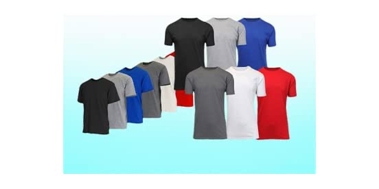 6-Pk Men's Performance and Classic Tees (Various) $20 + Free Shipping w/ Prime
