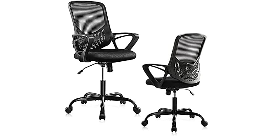 JHK Ergonomic Mesh Office Chair w Lumbar Support Black