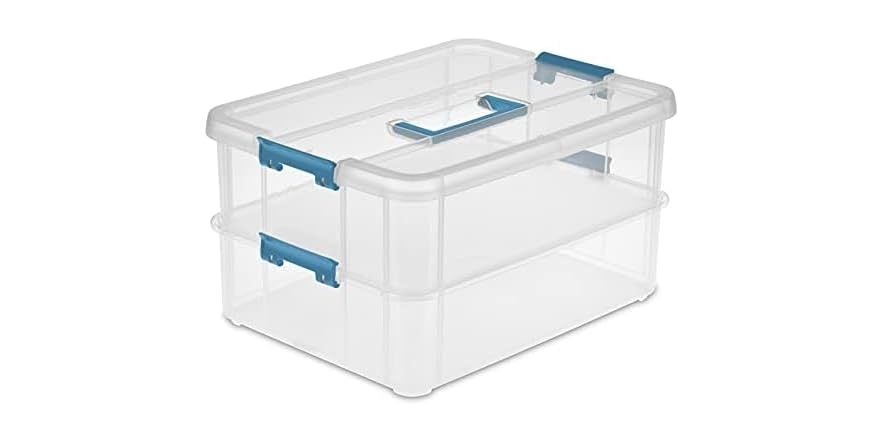Sterilite Stack & Carry 2 Layer Box - $9.99 - Free shipping for Prime members - $9.99