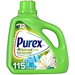 Purex Liquid Laundry Detergent, Natural Elements Linen &amp; Lilies, 150 Fluid Ounces, 115 Loads - $6.47
