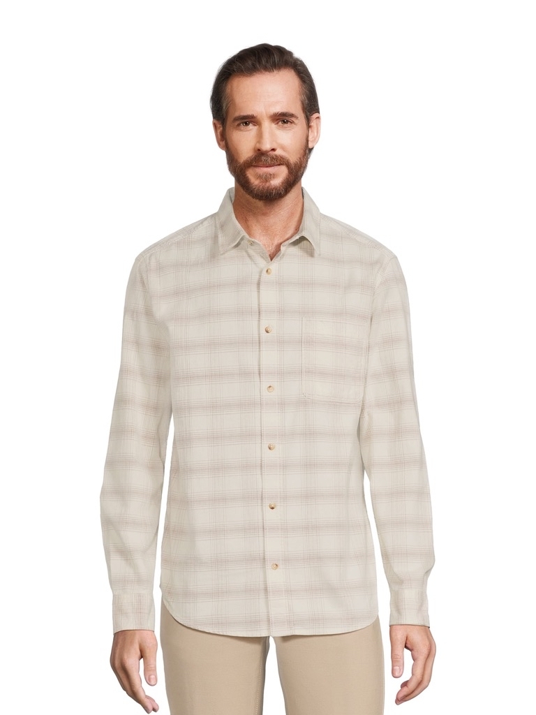 George Men's Corduroy Shirt with Long Sleeves, Sizes S-3XL - $7