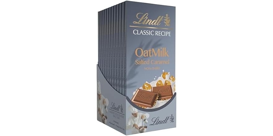 Lindt Non-Dairy Oatmilk Salted Caramel, 10 Bars - $16.99 - Free shipping for Prime members - $16.99