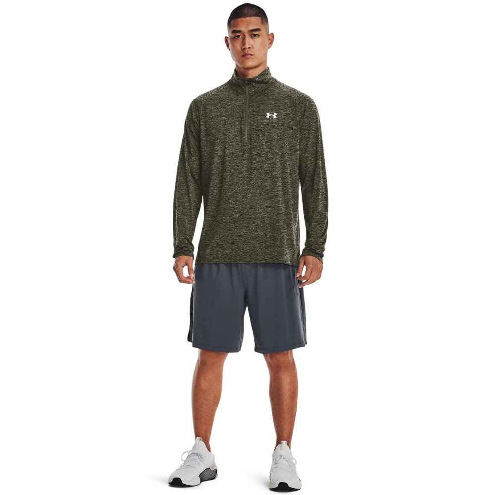 Under Armour Men's Tech 2.0 1/2 Zip Pullover Shirt (Marine Od Green / Black / White) $20.35 + Free Shipping w/ Prime